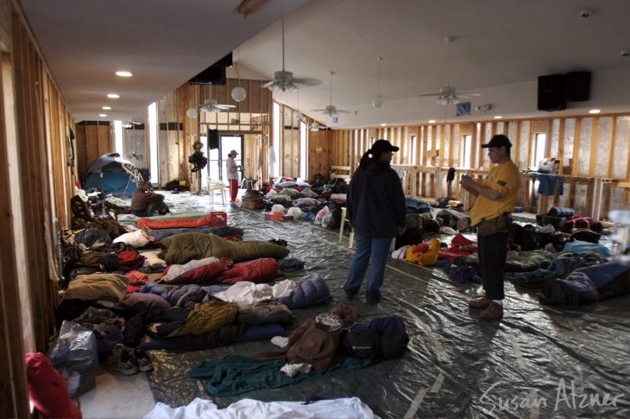 Hurricane Katrina shelter, New Orleans, LA