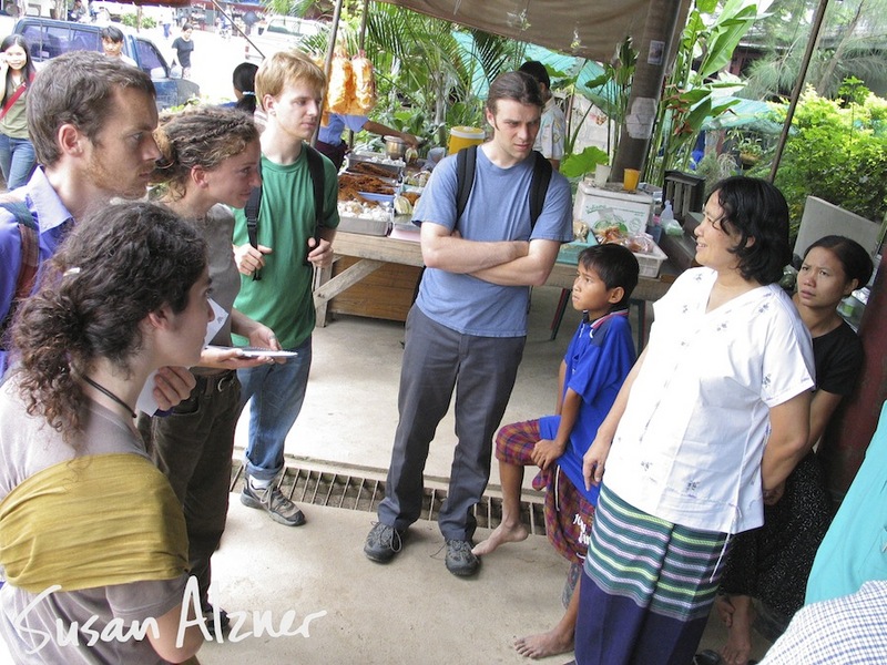 Ani DiFranco and Damien Rice meet Dr. Cynthia Maung, founder of the Mae Tao medical clinic for Burmese refugees in Mae Sot, Thailand