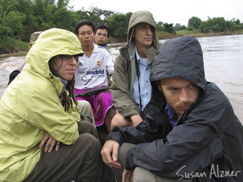 Ani DiFranco and Damien Rice - boat ride to Burma, escorted by US Campaign for Burma http://uscampaignforburma.org/