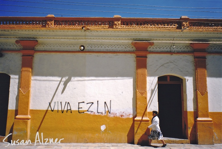 Viva EZLN - Ejército Zapatista de Liberación Nacional - The Zapatista Army of National Liberation.  San Cristobal, Chiapas, Mexico