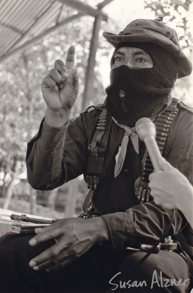 Indigo Girls, Cecila Rodriguez and Lori Pourier speak with Comandante Tatcho - Zapatista village of La Realidad in Chiapas, Mexico